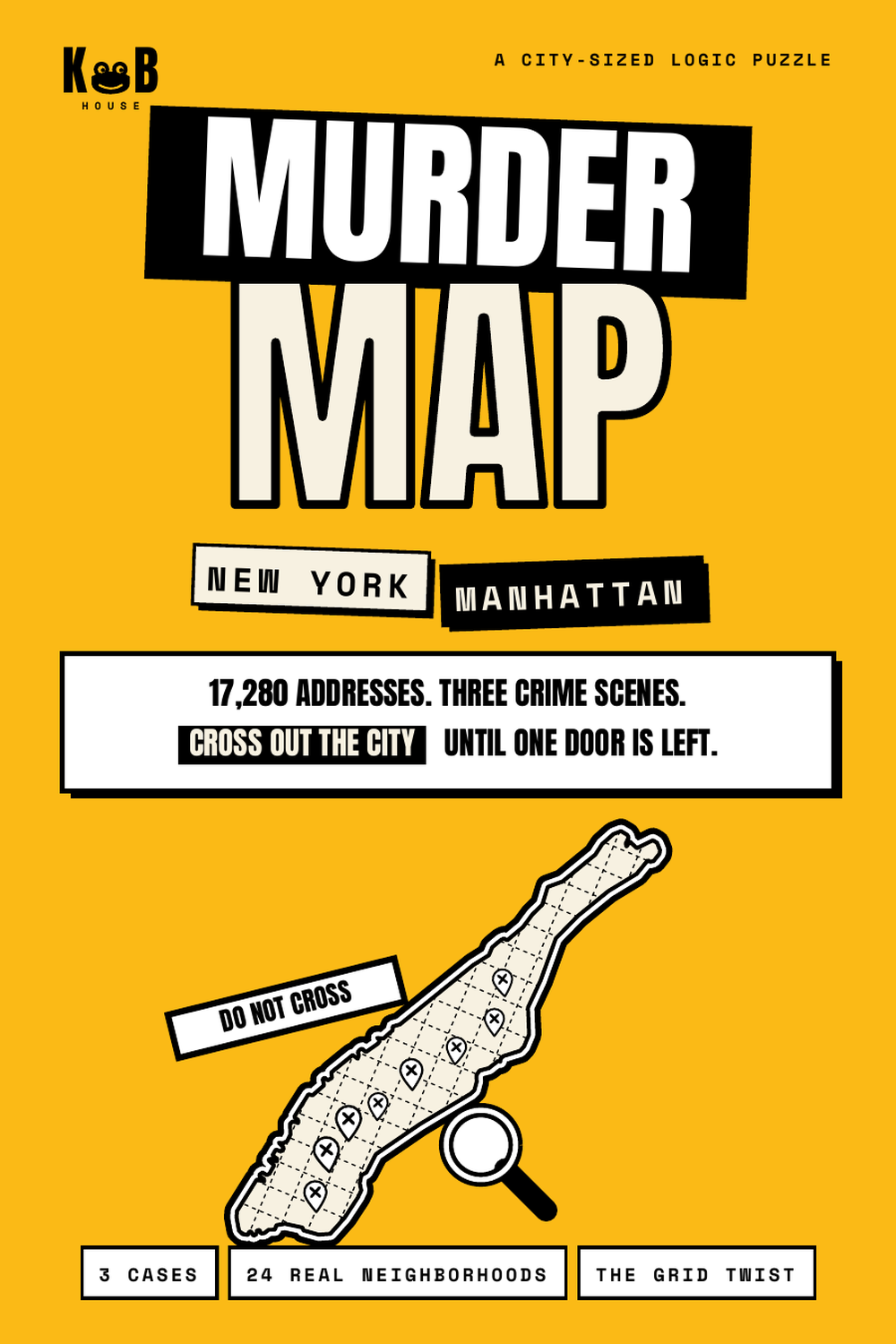 Murder Map: New York, paperback cover